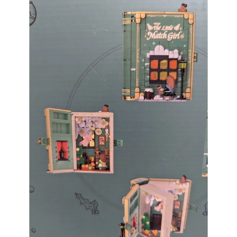 💡 Wekki Little Girl Selling Matches Fairy Tale Town Brick Blocks
